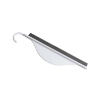 Shower Squeegee with Silicone Wiper Blades, Solid Silicon Compatible with Efficient Cleaning on Glass, Portable Storage and Ergonomic Non-Sl