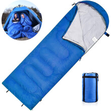 Saco de dormir pronto para aventuras, material com certificação Bluesign, revestimento repelente à umidade, perfeito para entusiastas de ati