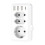 Έξυπνος φορτιστής τοίχου USB 7 σε 1, 3 έξοδοι AC (16A, 3800W) με 3 θύρες USB 5V/3.4A, 1 θύρα T 5