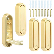 Set of 4 Folding Wall Hooks HeavyDuty 23 lb Capacity SpaceSaving Design for Coats Towels Bags