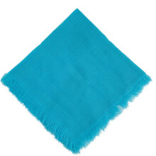 Light Blue Cotton Headscarf 75x75cm for Women and Men, Breathable Square Bandana with Versatile Styling