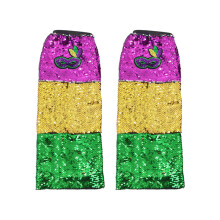 Festive Leg Warmer With Sequins Decoration Easy To Wear-mask