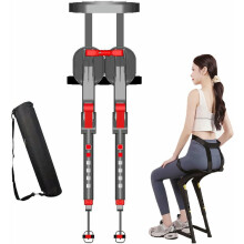 Wearable Chair Adjustable Height Lightweight Folding Seat for Standing Work Camping and Fishing