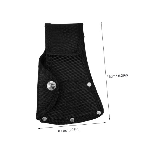 Axe Sheath with Secure Snapbutton Closure, Universal Hatchet Compatibility, Durable Outdoor Belt Cover 1