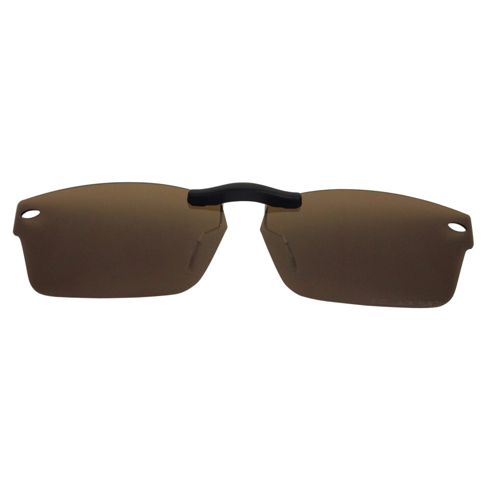 Brown Polarized Clipon Sunglasses For Rayban Rb5206 54X18 Uv Protection And Scratch Resistant Lenses