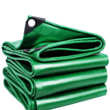 Heavy Duty Waterproof PVC Tarpaulin 1x3m Green Tarp Cover with Metal Grommets for Camping Garden Caravan