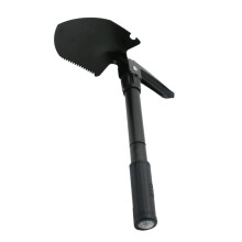 Folding Shovel Heavy Duty Alloy Blade Ergonomic Nonslip Grip Multifunction Camping Shovel for Outdoor Survival