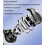 Kit com 10 iscas de pesca Luya Rock Bionic de 3cm/1,5g da HENGJIA, em caixa plástica. 4