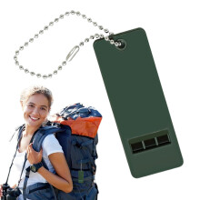 2pcs Emergency Whistle Set, Loud Survival Whistle with 3Frequency Signal for Outdoor Hiking and Camping