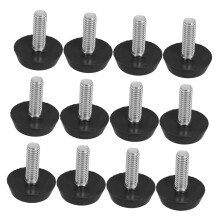 20pcs Adjustable ScrewOn Felt Pads for Chairs and Tables, Non Slip Floor Protectors for Hardwood