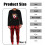 Christmas Deer Embroidery Pajamas Grid Print Pants 5