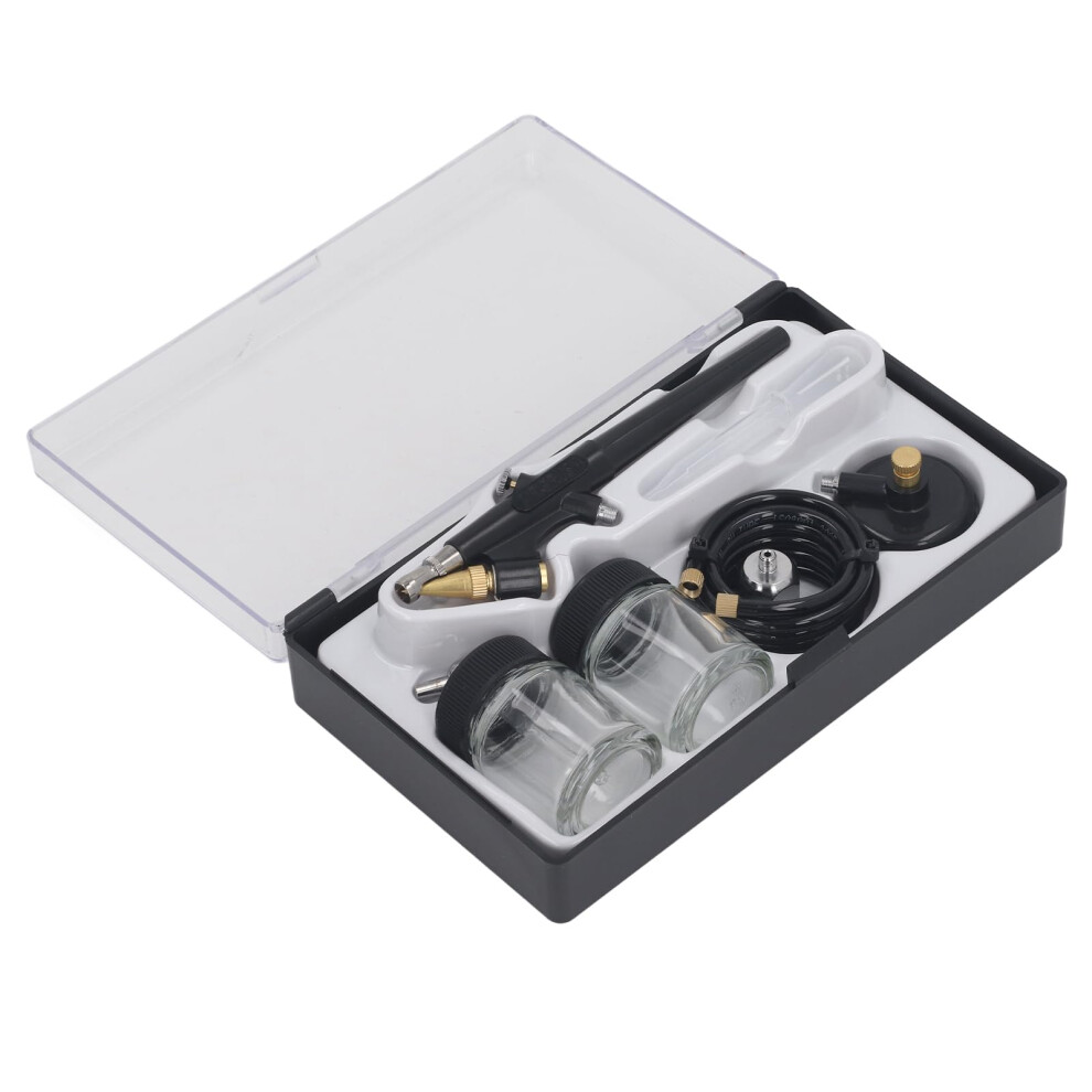 Cordless Airbrush Kit for Nails, Models and Cake Decorating, 0.8mm Nozzle, 22ml Cup, Single Action