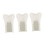 3pcs Adjustable Window Security Lock for Sliding Doors, Child Safety Stopper, Easy Install White Set 1