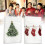 Christmas Hand Towels Pure Cotton 3PCS 3