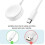Apple Watch USB C-laddare Snabbladdande Smartklocka 1 METER 3