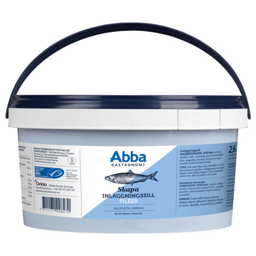 Abba Seafood Filety sleďů 2.6kg