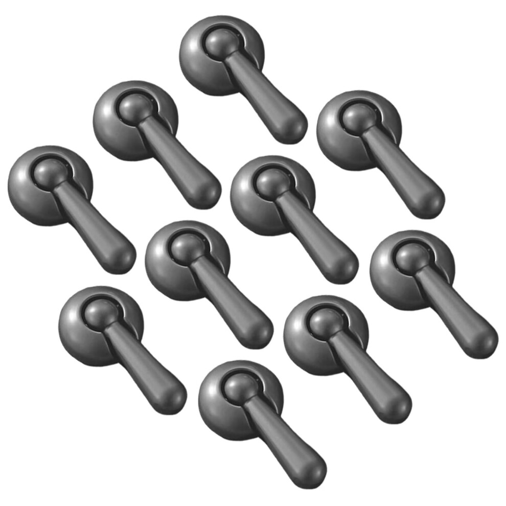 Pearl Gray Cabinet Drawer Pull Handles Set, Modern Dresser Handles With Screws, FadeâResistant Zinc Alloy Design 9330225426738