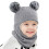 Set cappello e sciarpa invernale per neonati, unisex, unisex, per bambini e ragazzi. 2