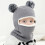 Set cappello e sciarpa invernale per neonati, unisex, unisex, per bambini e ragazzi. 3