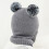 Set cappello e sciarpa invernale per neonati, unisex, unisex, per bambini e ragazzi. 4