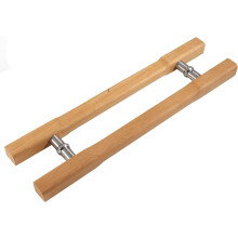 Barn Door Handle Wooden DualSided Sliding Door Pull with Ergonomic Grip for Glass or Entry Doors