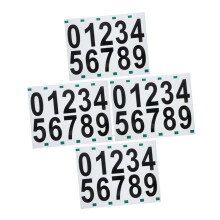 Reflective Number Stickers Self Adhesive Address Numbers for Mailbox Door Cars Durable Night Visibility