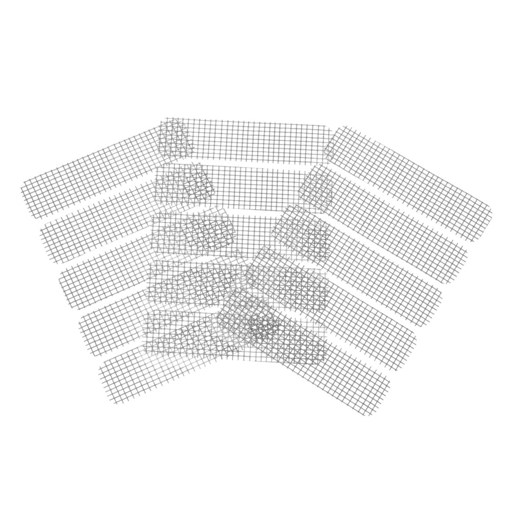 Window Screen Tape 25Pcs Selfadhesive Insect Mesh Patch Kit For Windows And Doors Durable Tearresistant 9330225426820