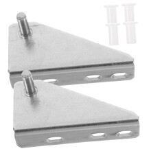 2pcs Stainless Steel Refrigerator and Freezer Door Hinge Replacement Kit, Adjustable 35mm, Easy Installation