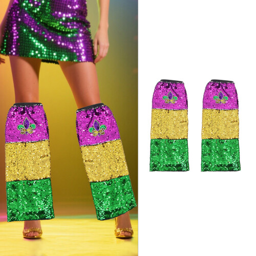 Shimmering Dance Costume Accessories Leg Warmer With-hat 2