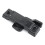 Iron Sliding Window Sash Lock 7.1 cm Black Replacement Set with Screws for Enhanced Home Security 3