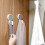 2Pcs Adhesive Wall Hooks for Bathroom Kitchen, SpaceSaving Wall Mount Towel Hooks, Durable and Easy Installation 5