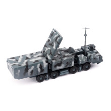 1:72 S300 Missile Launcher Model with Realistic Scale Detail, Pullback Action, Grey Russian Military Vehicle Collector Edition