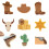 Multipurpose Assorted Cowboy Themed Adhesive Stick Note 1