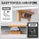 Heavy Duty Folding Table Leg Brackets with SelfLocking Hinges, Quick Install Hardware for Table Bed Desk (Black 2PC) 3
