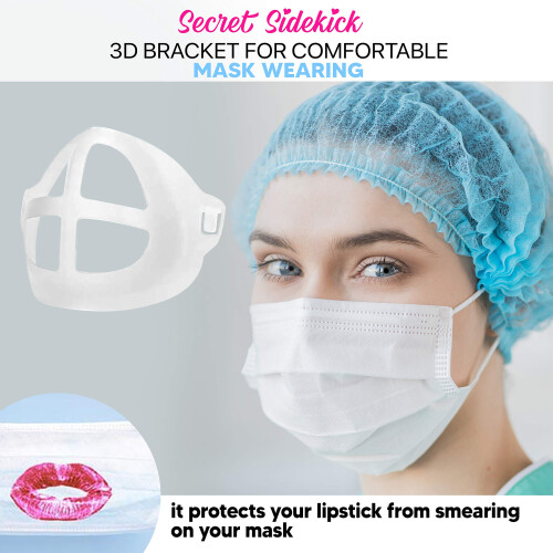 Mask Bracket 5 Pack 3D Mask Support Frame for Easy Breathing Comfortable Fit and Makeup Protection 1