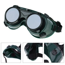 Flip Up Welding Goggles Dual Lens Full Coverage Anti‑Fog Industrial Safety Protective Work Glasses