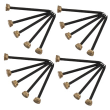 20pcs Decorative Copper Picture Hanging Nails Black Copper Wall Mount Nails for Artwork and Frame Display