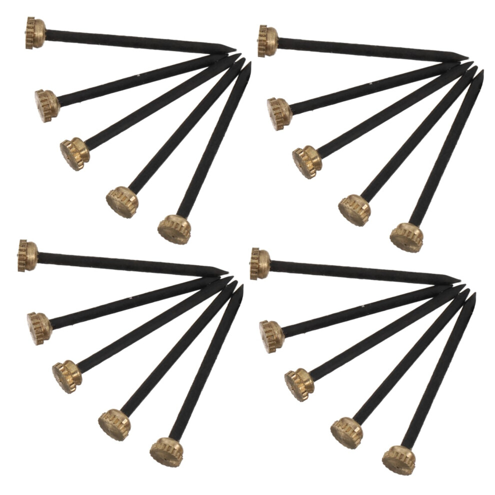 20Pcs Decorative Copper Picture Hanging Nails Black Copper Wall Mount Nails For Artwork And Frame Display 9073542096597