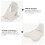 3pcs Adjustable Window Security Lock for Sliding Doors, Child Safety Stopper, Easy Install White Set 4