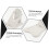 3pcs Adjustable Window Security Lock for Sliding Doors, Child Safety Stopper, Easy Install White Set 5