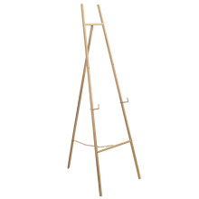 Gold Adjustable Folding Metal Easel Stand 144cm for Wedding Display Painting and Art