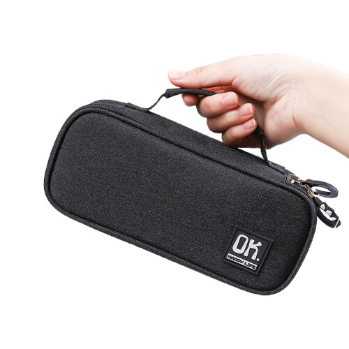 (Black) Durable Pen for Case Pouch Big Capacity Home School Office Organizer for Work St