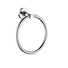 Stainless Steel Bathroom Towel Ring, Wall Mounted Hand Towel Holder with Modern Minimalist Look