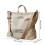 Multifunctional Canvas Shoulder Bag With Adjustable Strap-Khaki 4