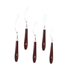 Palette Knife Set of 5 for Oil Painting, Multihead Spatula Tools with Ergonomic Grip