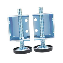 Adjustable Furniture Legs with Steel Leveling Feet for Cabinet and Wardrobe, Stable Height Design