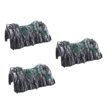 12pcs Model Train Tunnel Scenery Set, Realistic Tunnel Design, Durable Plastic, Easy DIY Installation