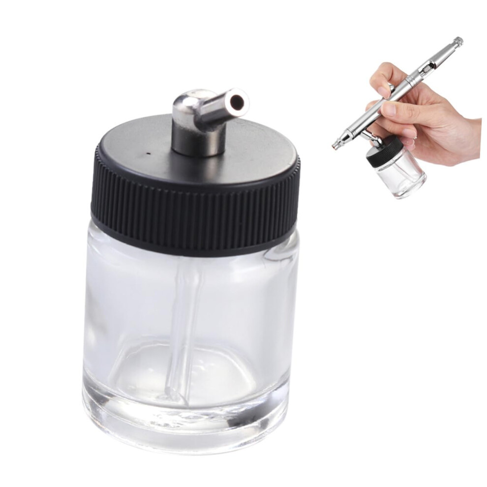 22Cc Glass Airbrush Paint Bottle With Leakproof Screw Cap For Model Painting And Quick Color Change 9771547948070