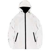 Reflective Jacket Casual Hiphop Windbreaker Night Sportings-B L