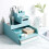 (A, Incanus) Document for Case Desktop Plastic Storage Box Holder Rack Home Table Drawer Box 3